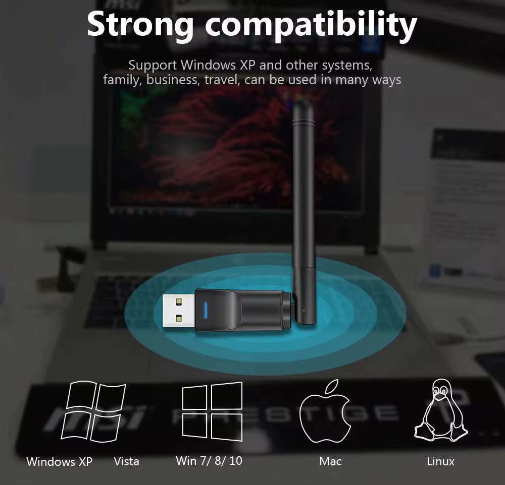Adaptateur WiFi Mini USB 150Mbps MT7601