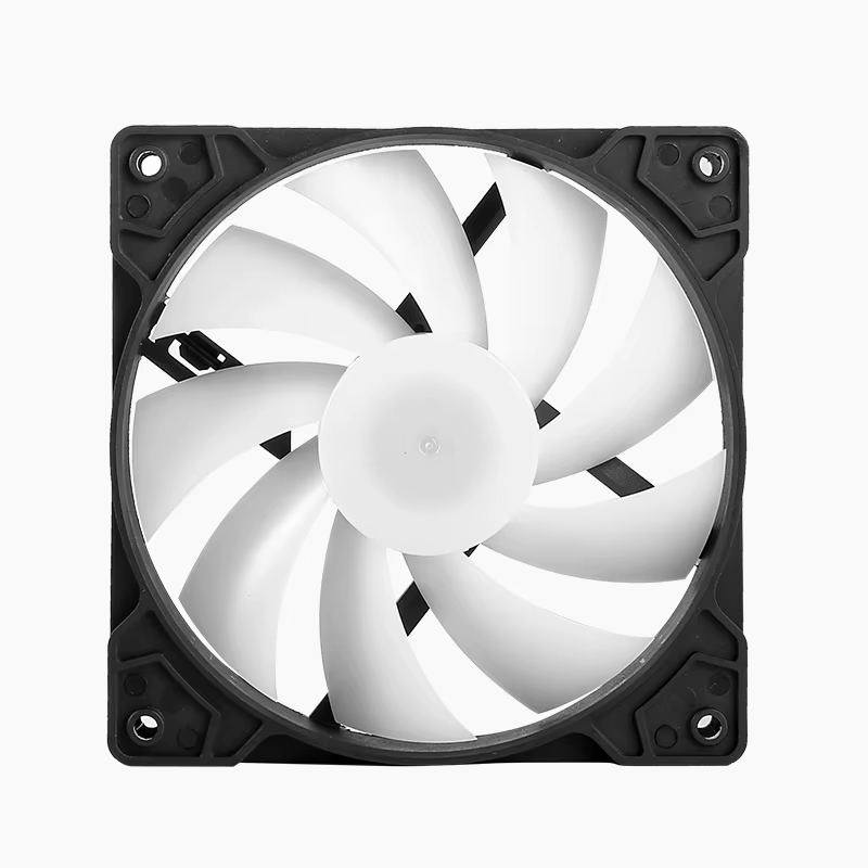 Boîtier PC Gaming 120mm DIY Ventilateur de Refroidissement Châssis de Bureau Alimentation DC12V Grand Connecteur 4 Broches 12CM Roulement Hydraulique Silencieux Radiateur