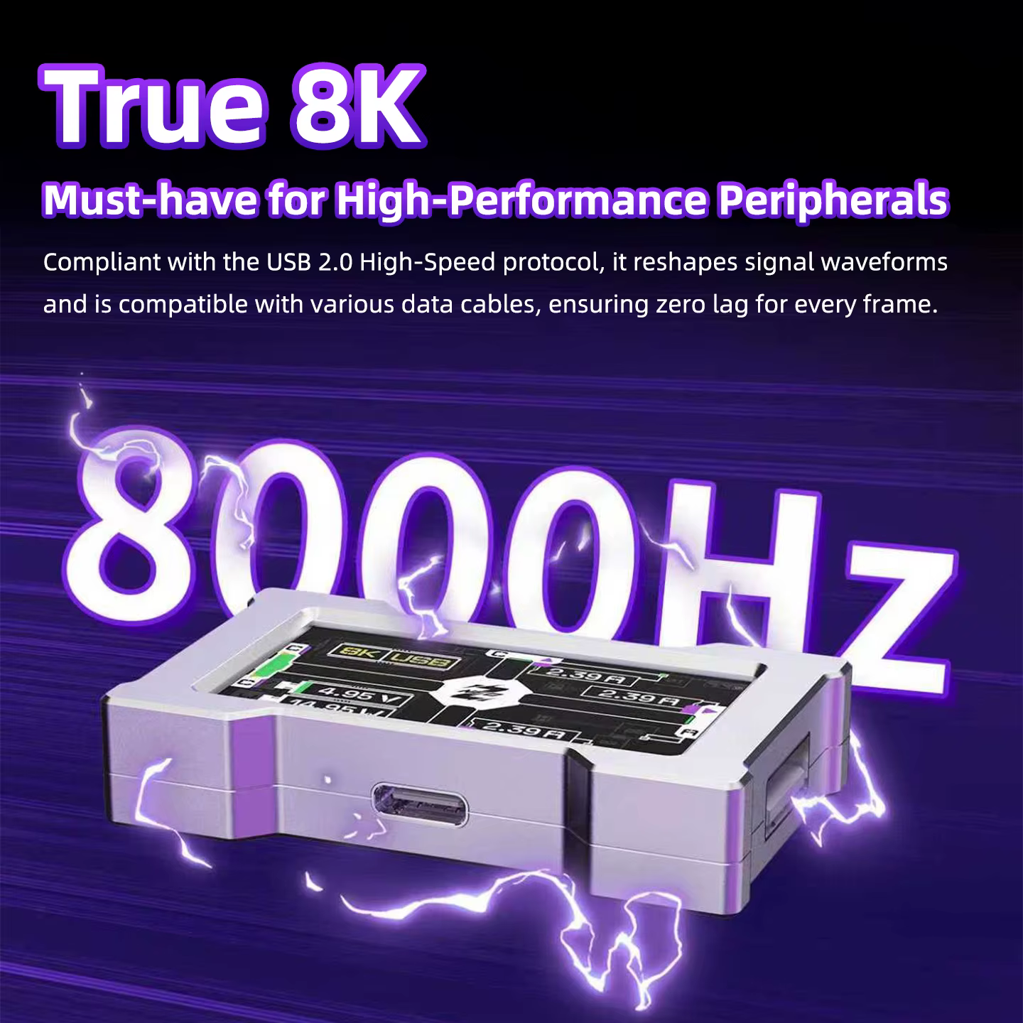 Hub USB Gaming 2 à 3 Ports