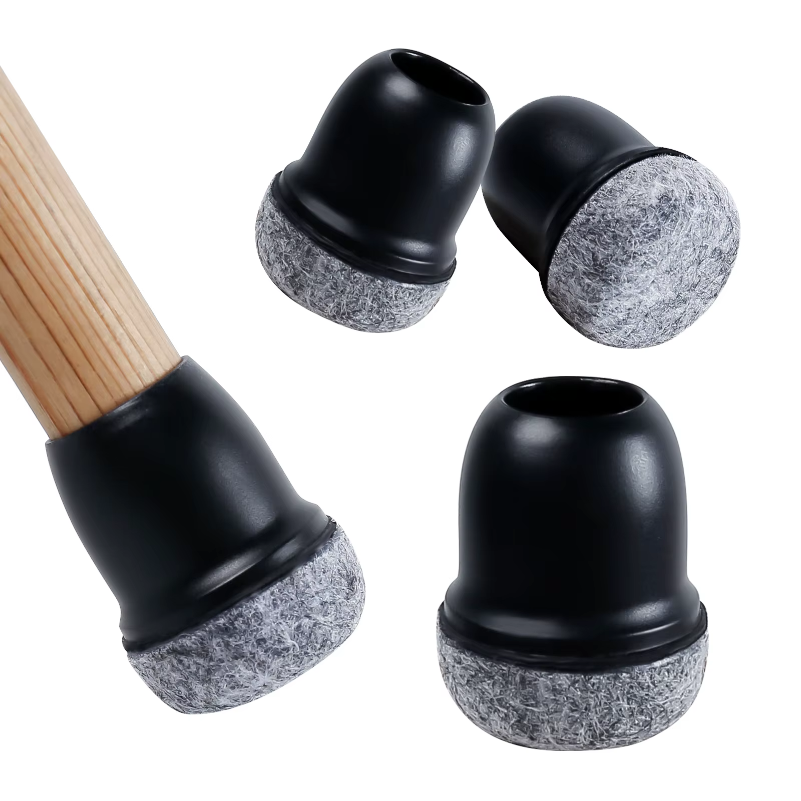 Protecteurs de sol pour pieds de chaise en Silicone