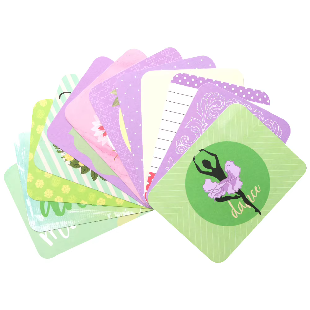 Cartes de scrapbooking créatives en carton, matériel et fournitures pour projets d'artisanat, embellissements pour albums et journaux